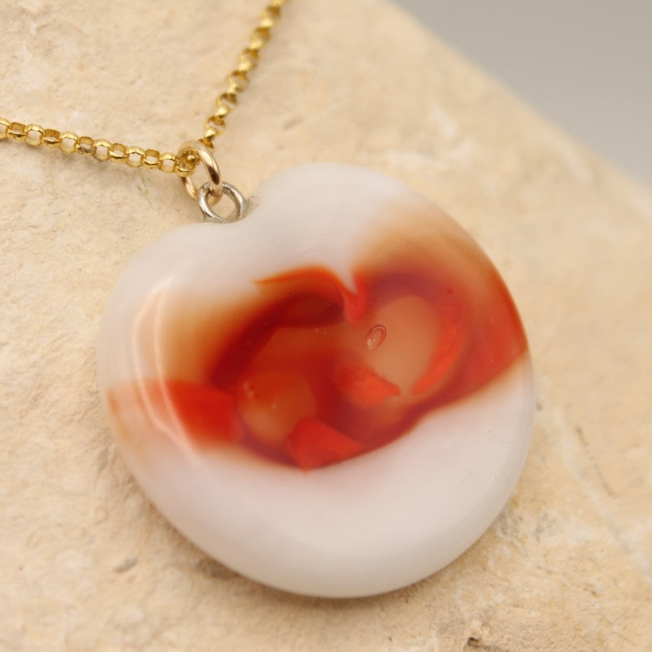 Handgemaakte glazen hanger