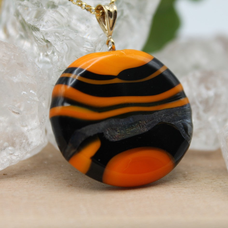 Handgemaakte glazen hanger