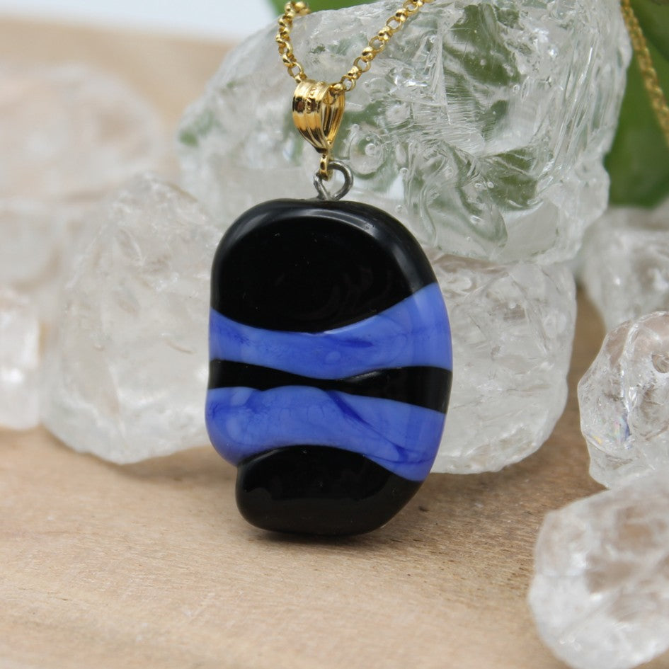 Handgemaakte glazen hanger