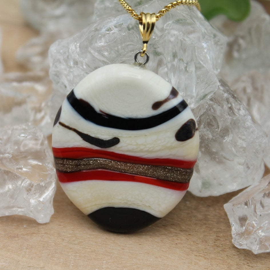 Handgemaakte glazen hanger