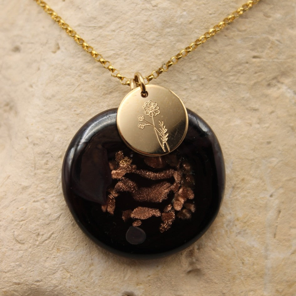 Handgemaakte glazen hanger