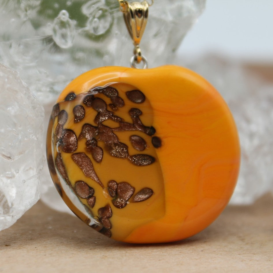 Handgemaakte glazen hanger