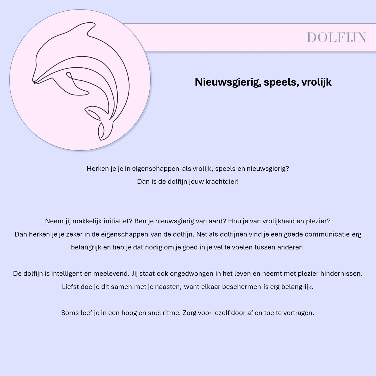 Collectie "krachtdieren"
