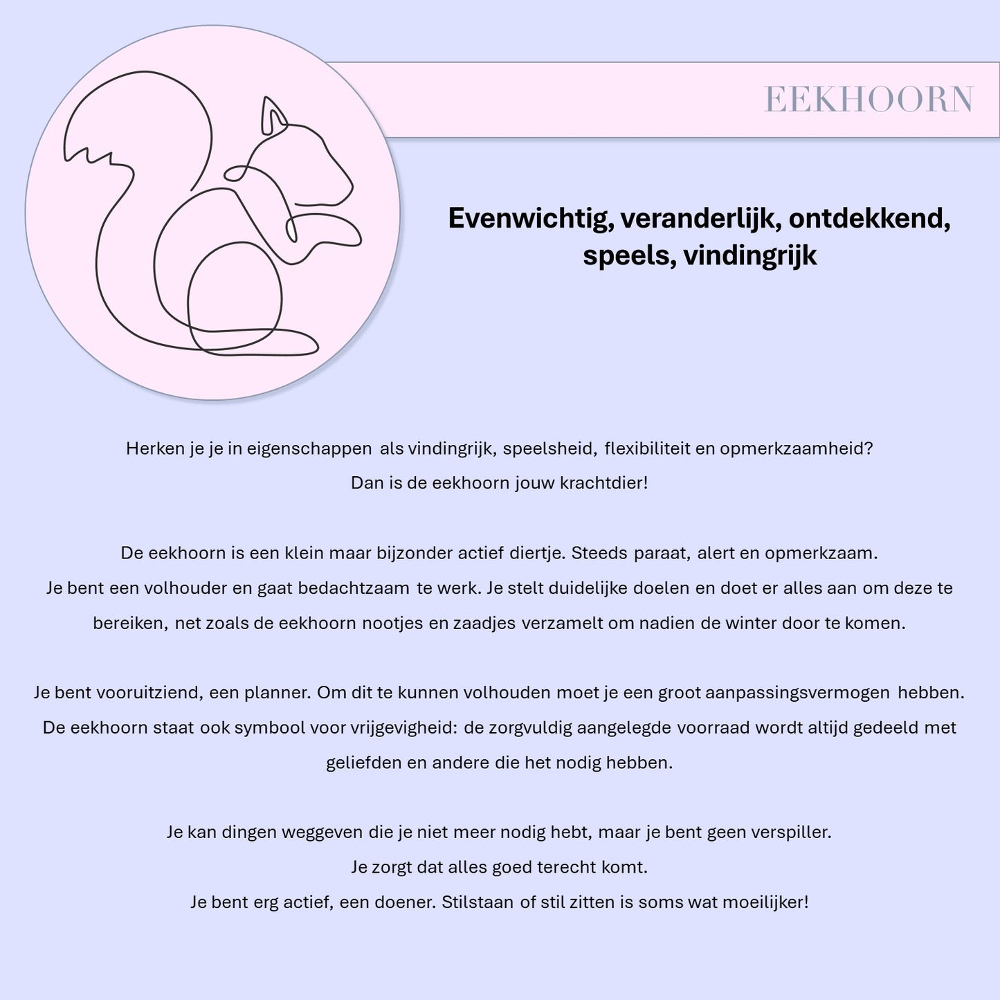 Collectie "krachtdieren"