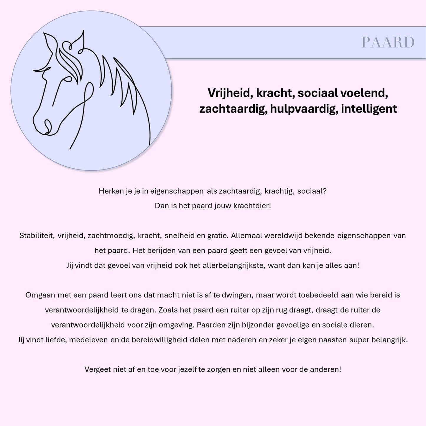 Collectie "krachtdieren"