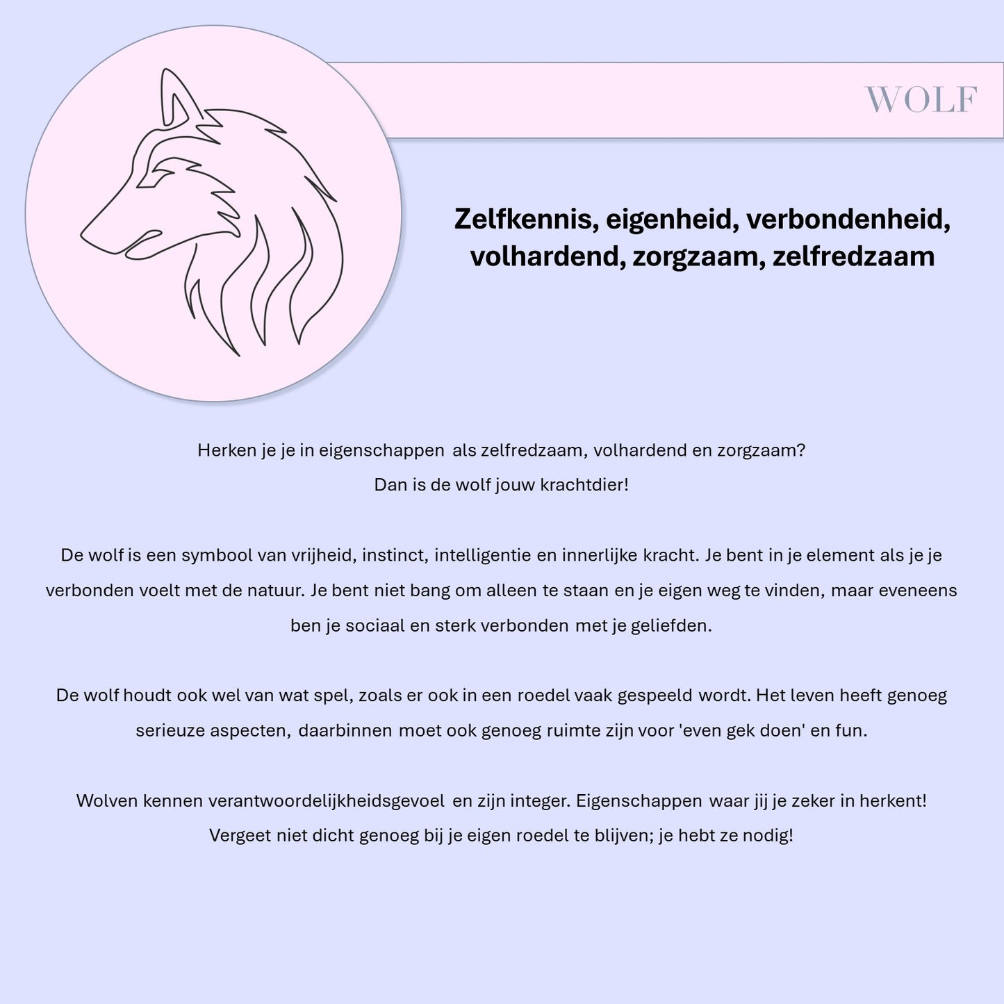 Collectie "krachtdieren"