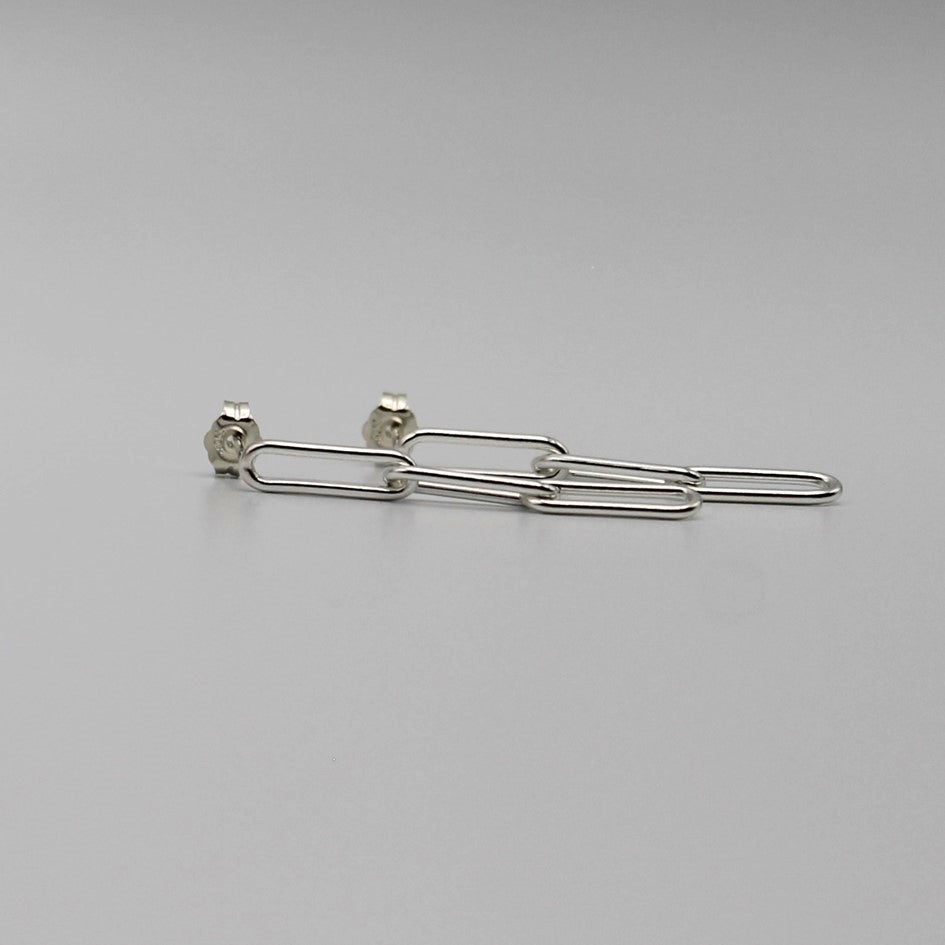 Paperclip oorbellen