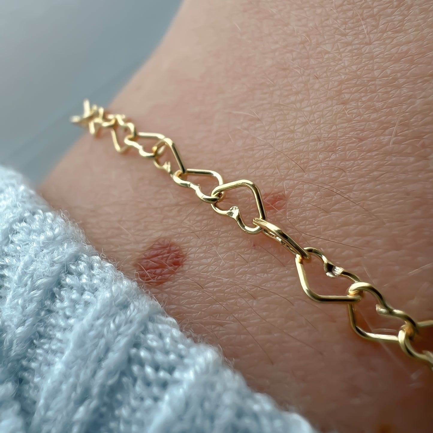 Armband "heart chain"