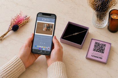 Voeg een QR-code met persoonlijke boodschap toe