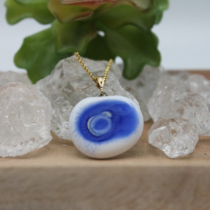 Handgemaakte glazen hanger