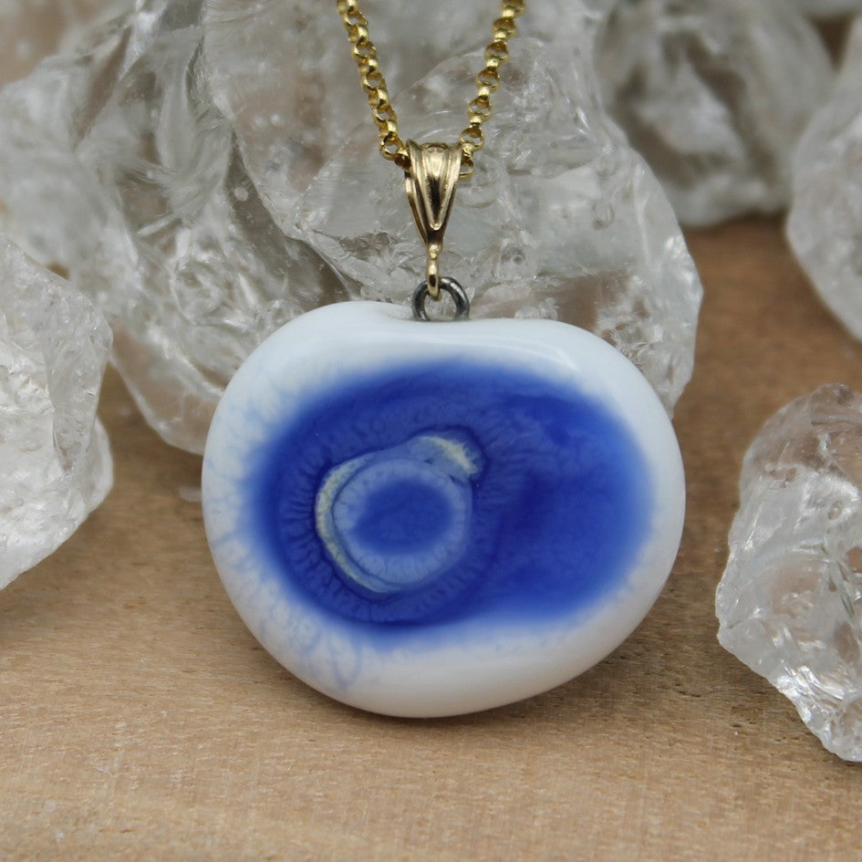 Handgemaakte glazen hanger