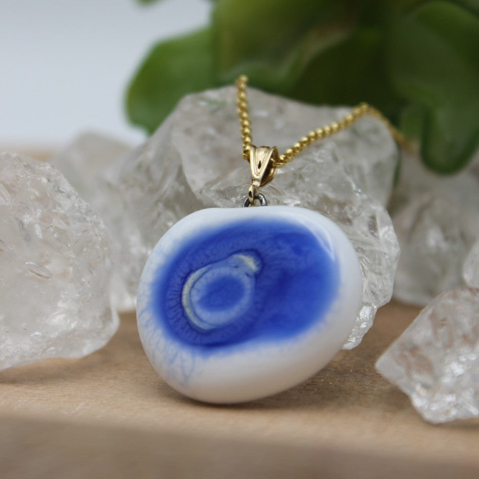 Handgemaakte glazen hanger