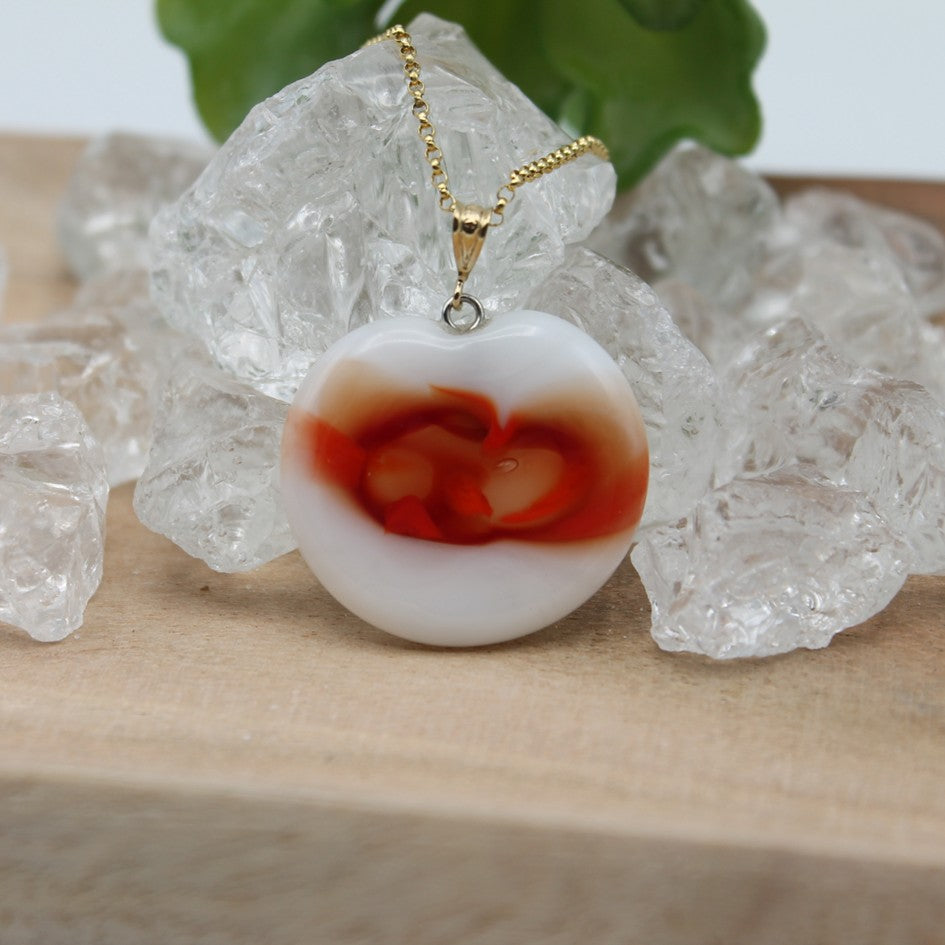 Handgemaakte glazen hanger