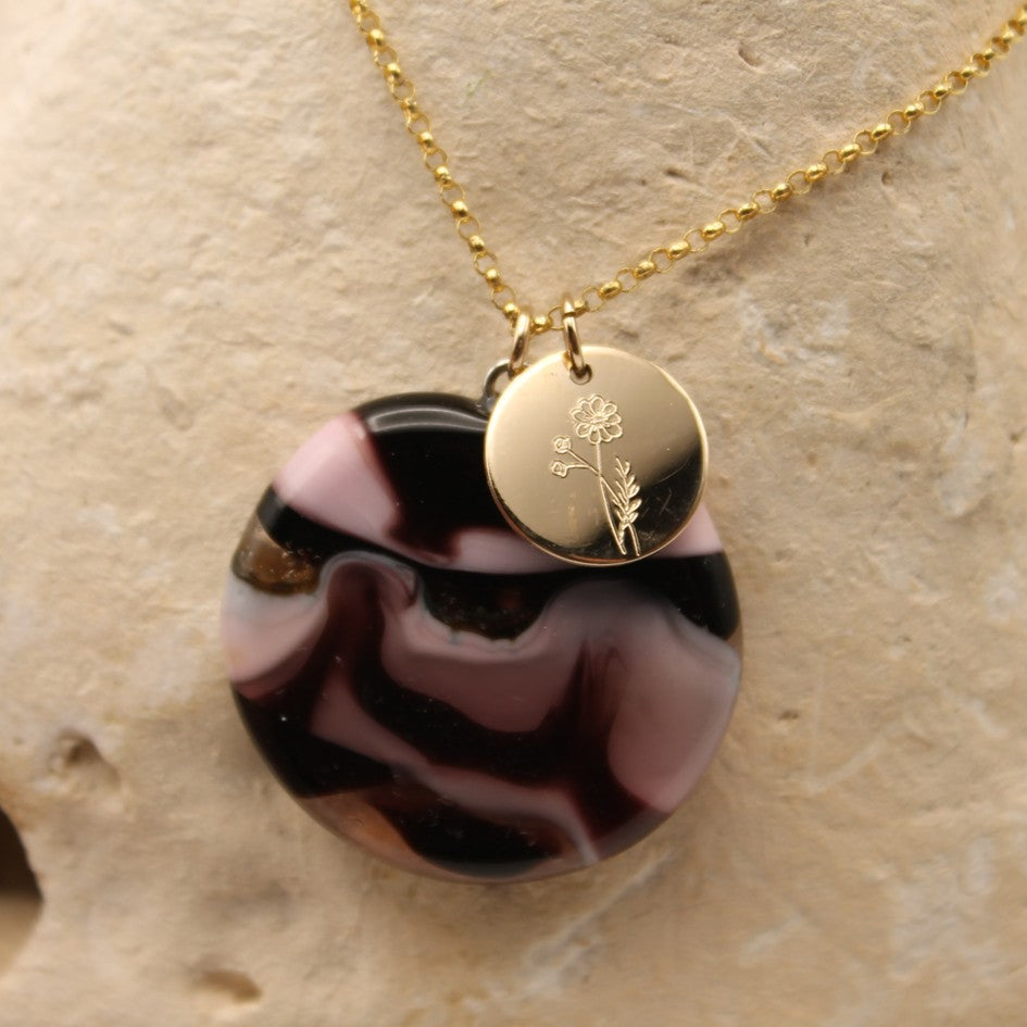 Handgemaakte glazen hanger