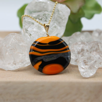 Handgemaakte glazen hanger