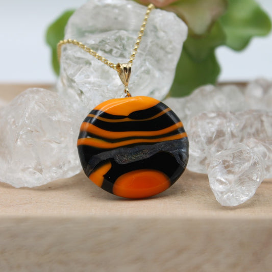 Handgemaakte glazen hanger