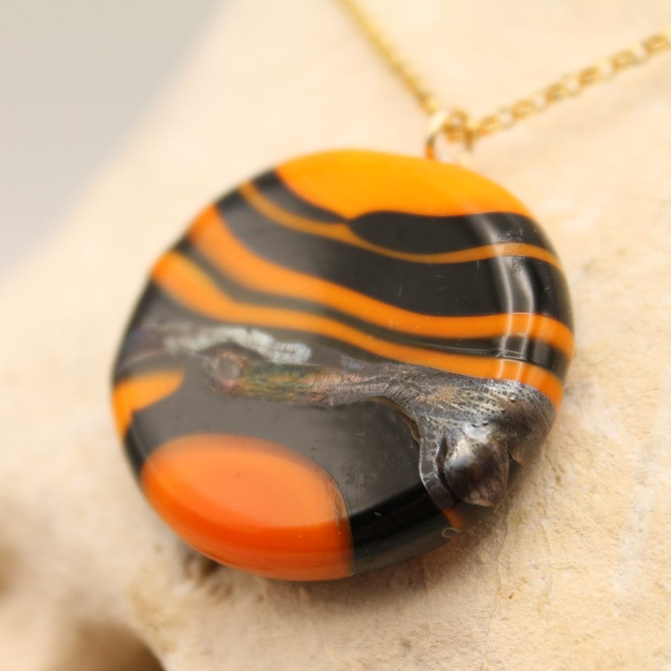 Handgemaakte glazen hanger