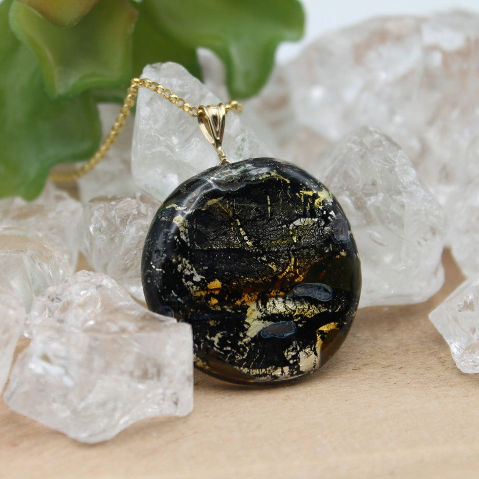 Handgemaakte glazen hanger