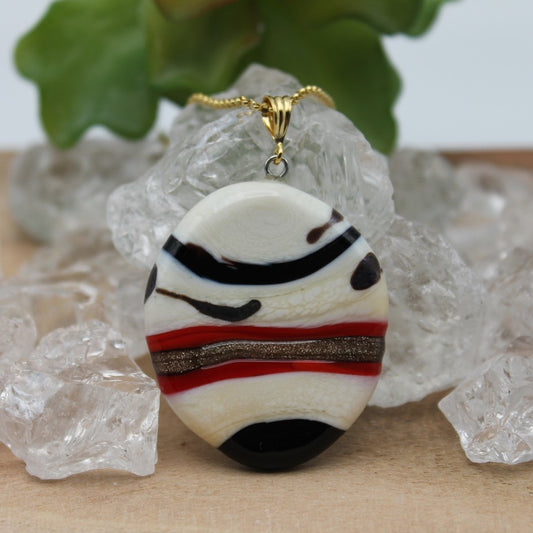 Handgemaakte glazen hanger