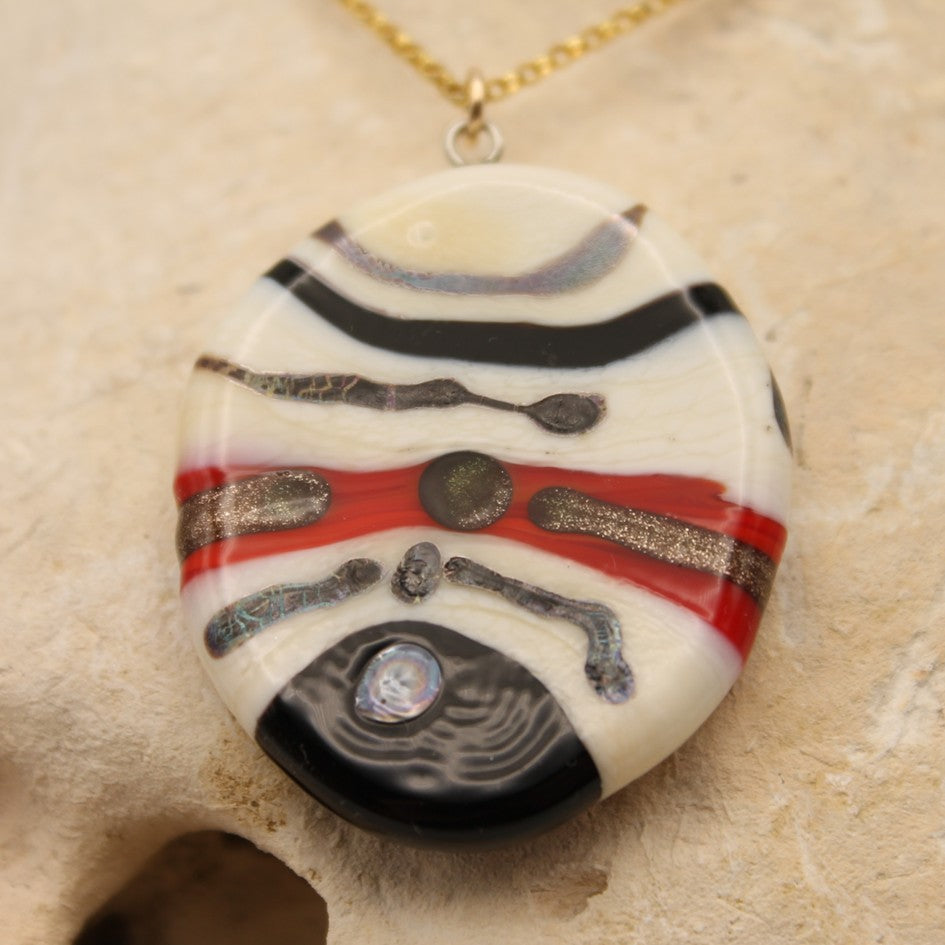 Handgemaakte glazen hanger