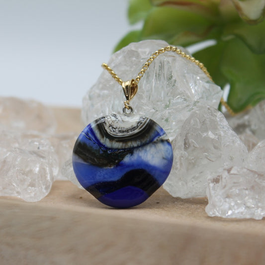 Handgemaakte glazen hanger