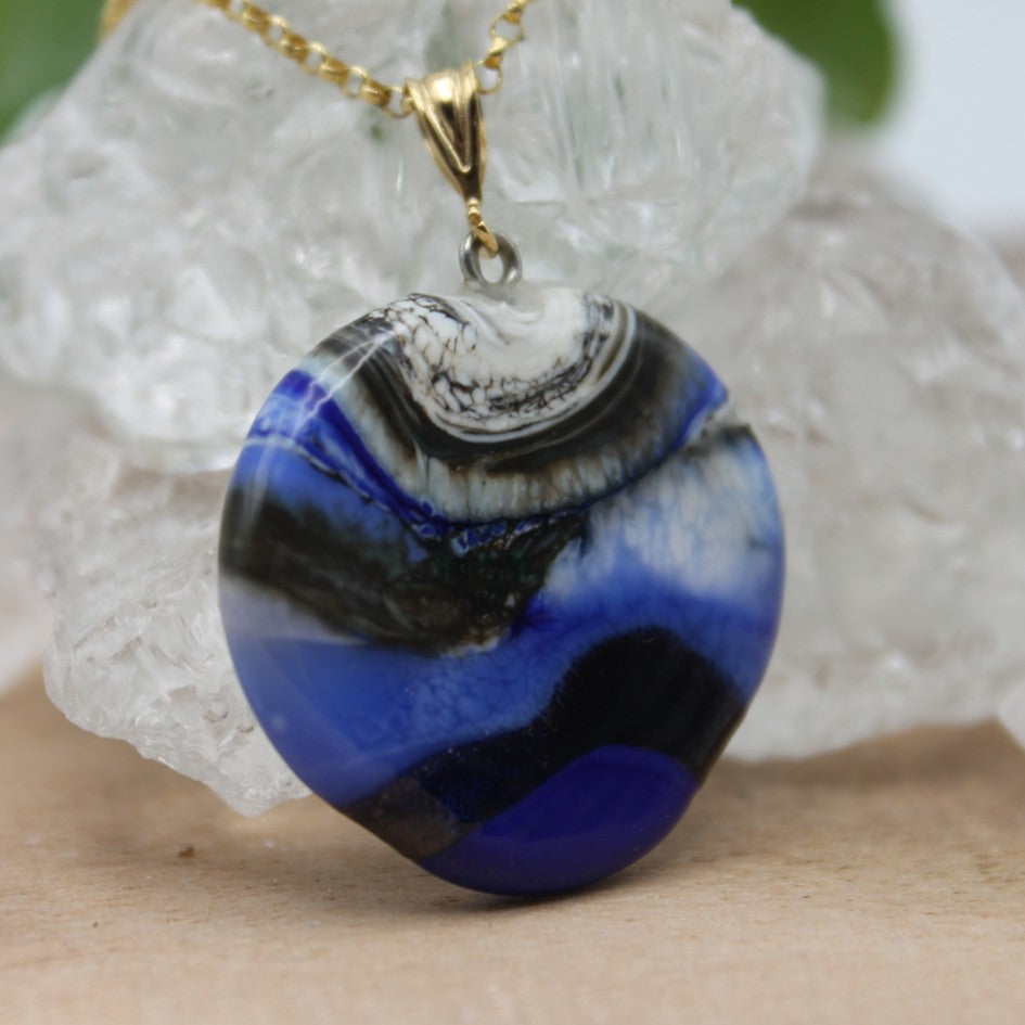 Handgemaakte glazen hanger