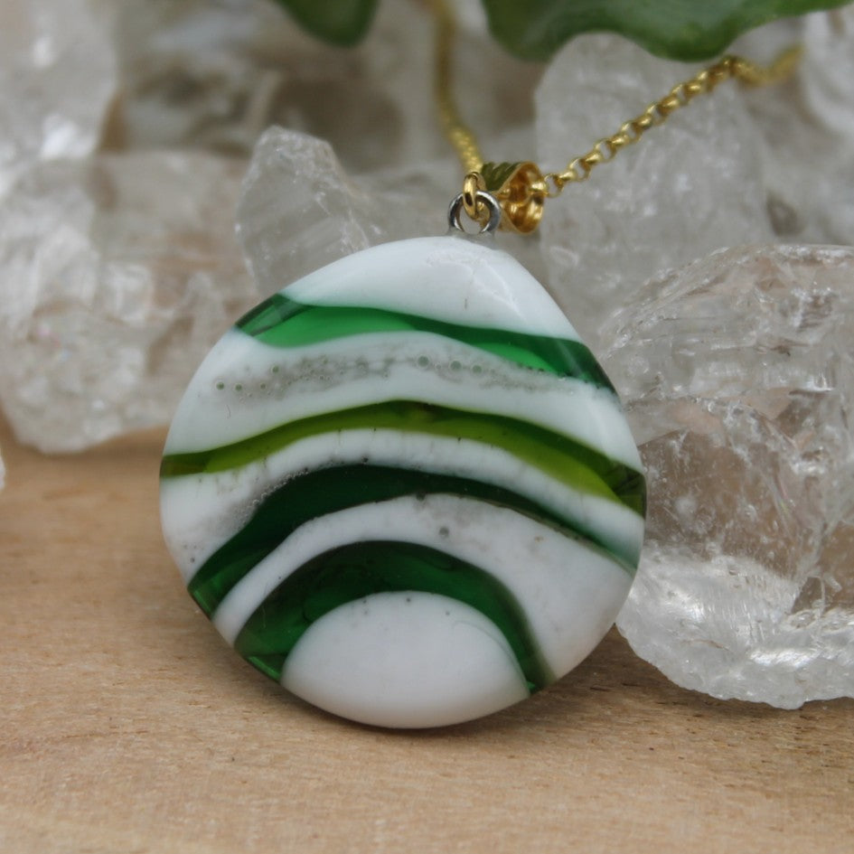 Handgemaakte glazen hanger