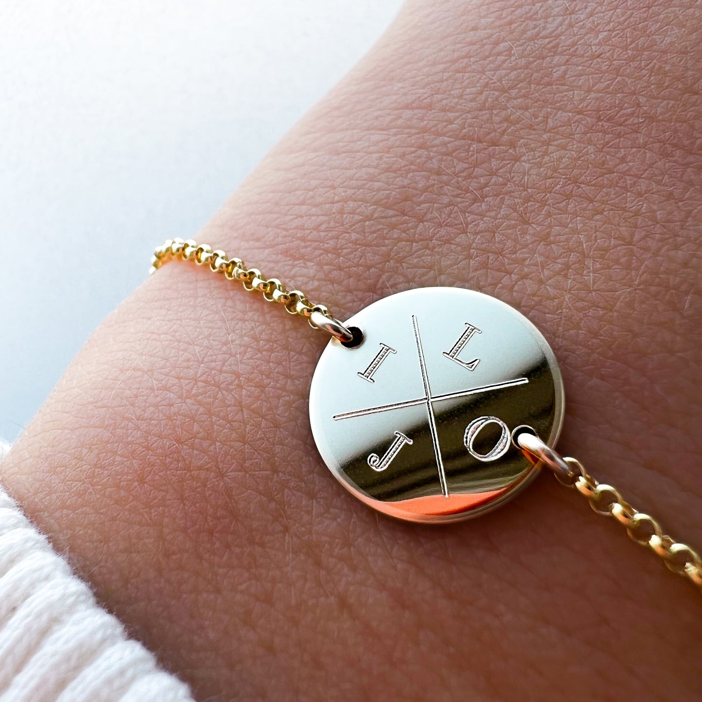 Juweel met "cross my heart"